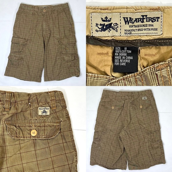 Set Of Two WearFirts Kids Cargo Shorts - Picture 4 of 6